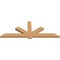 Ekena Millwork Kennewick Timber Gable Bracket, Western Red Cedar, 84"W x 31"H x 3 1/2"D x 5 1/2"F, 9/12 Pitch GBW084X31X0406KEN00SWR - alternate 4